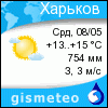 GISMETEO: Погода по г. Харьків