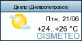 GISMETEO: Погода по г. Днепропетровск