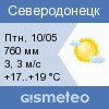 GISMETEO: Погода по г. Северодонецк